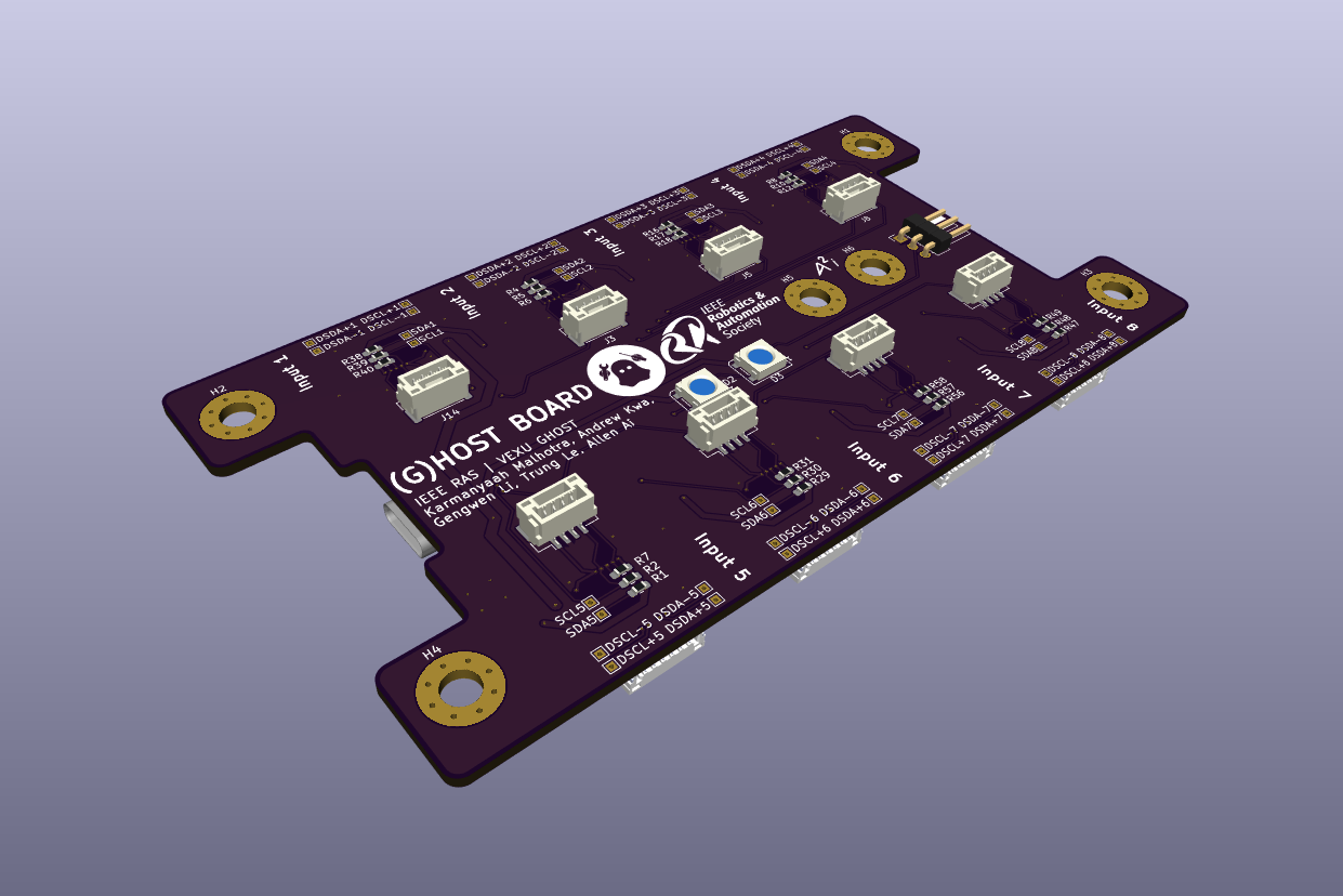 Sensor Host Board Isometric Model