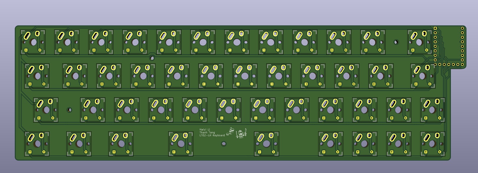 Custom Mechanical Keyboard Front Model