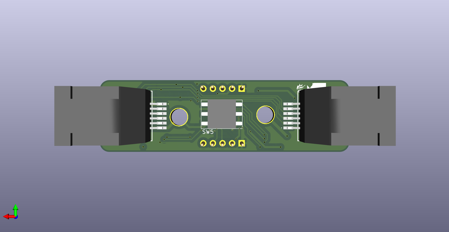 Sensor Development Board Back Model