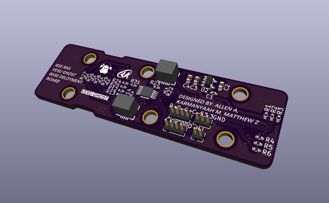 Sensor Development Board V2 PCB 3D Model Isometric